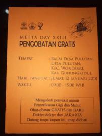 METTA DAY ( Pengobatan Gratis )