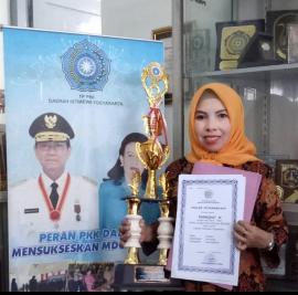 TP-PKK Desa Pulutan Kembali Raih Trophy Di Tingkat DIY